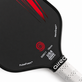 AIREO Cyclone AP Signature Edition USAP PBCoR .43 Certified 16mm Pickleball Paddle – NanoGraph Grit Surface with PulseFoam™ Power Core for Pro-Level Performance