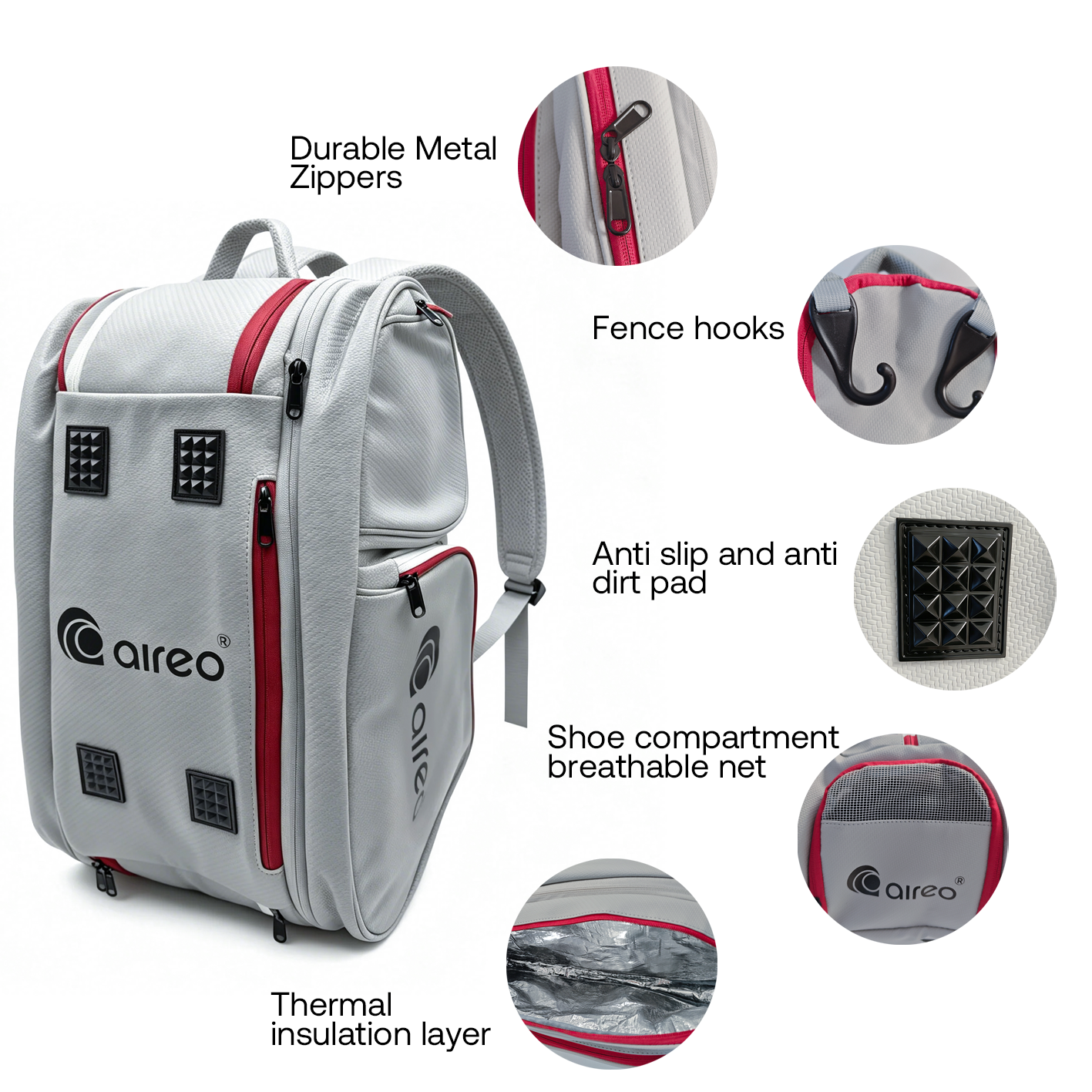 AIREO Tour 2-in-1 Pickleball Backpack – Aireo Sports INC
