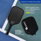 Blackout  UPA-A & USAP (+PBCoR 43) Approved AIREO Cyclone 16mm Pickleball Paddle – PulseFoam™ Power Core for Pro-Level Performance